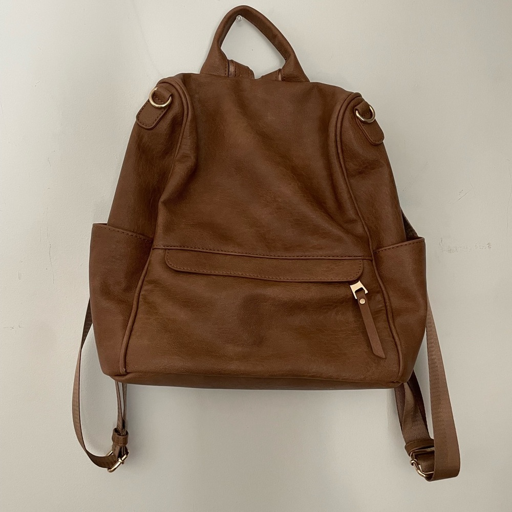 Tan backpack!